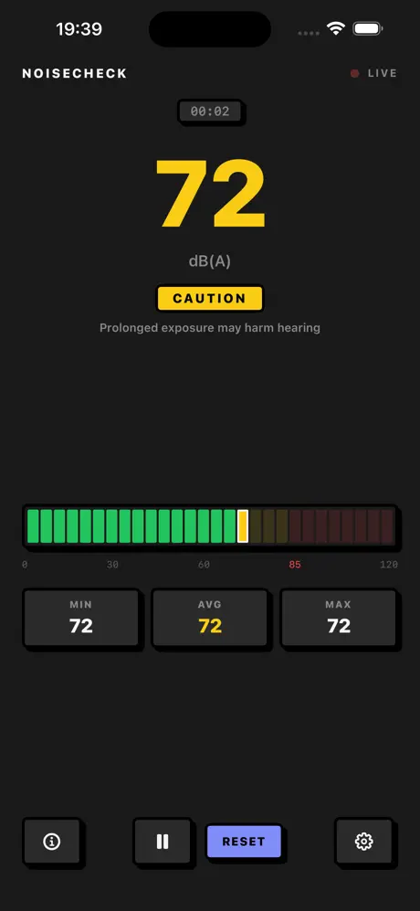 NoiseCheck screenshot 2